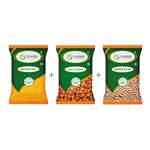 TENDER AGRO PRODUCTS Moong Dal 1kg +Kala Chana 1kg +White Peas 1kg